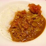 野菜不足解消☆キャベツ入りカレー